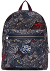 KENZO Blue Flying Tiger Backpack