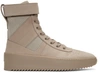 FEAR OF GOD Beige Military High-Top Sneakers