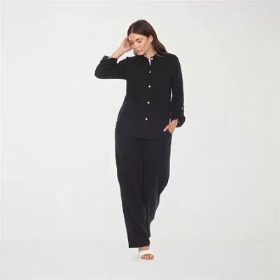 White Mark 2-pc. Pant Set In Black