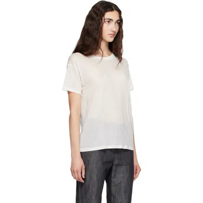 Baserange White Loose T-shirt In White