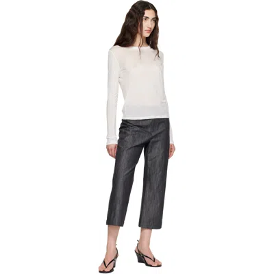 Baserange White Long Sleeve T-shirt In White
