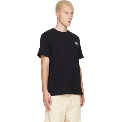 A.p.c. A. P.c. Standard Regular Fit T-shirt In Black
