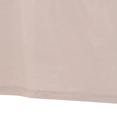 Thom Krom Crew-neck Elasticated T-shirt In Pink