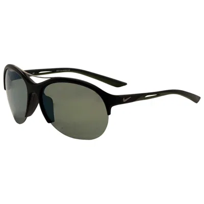Nike Flex Momentum Round-frame Sunglasses In Black