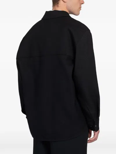 Séfr Wes Buttoned Overshirt In Black