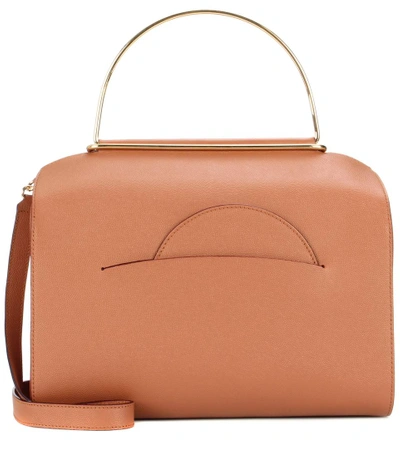 Roksanda 'no. 1' Ring Handle Leather Shoulder Bag In Tolacco With Lurguedy