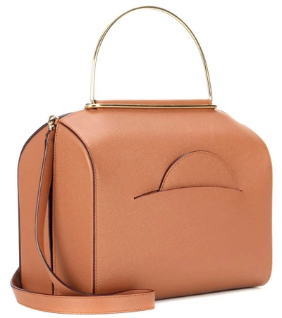Shop Roksanda No.1 Leather Shoulder Bag In Tolacco With Lurguedy