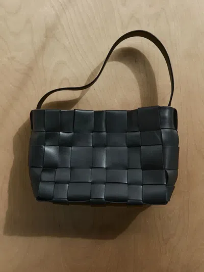 St Agni Woven Mini Tote Black One Size In Black