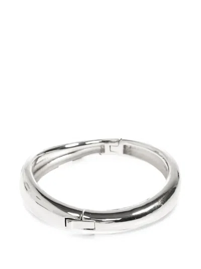 Kate Spade Molten Bangle Bracelet In Silver