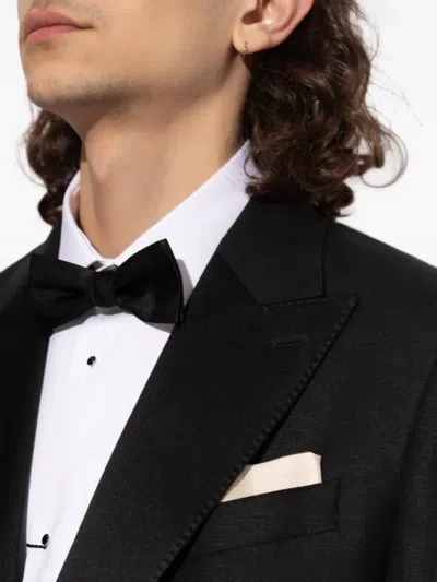Givenchy Silk Pocket Square In Neutral