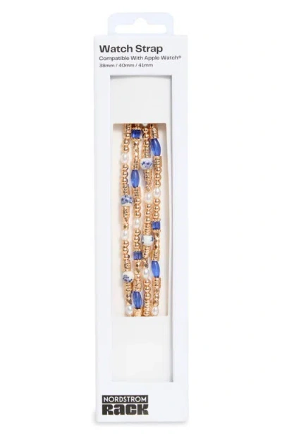 Nordstrom Rack Beaded Smart Watch Strap In Multi