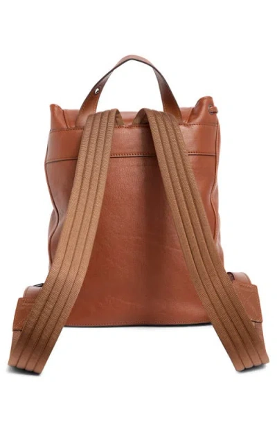 Longchamp Small 3d Leather Backpack In Brown