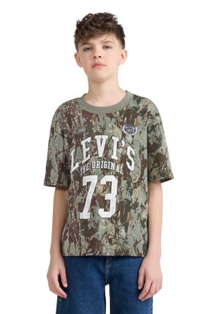 Levi's Kids' Tree Camo T-shirt In Multi