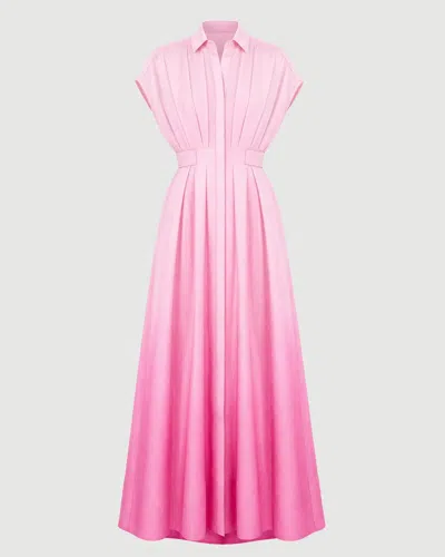 Acler Java Maxi Dress In Pink