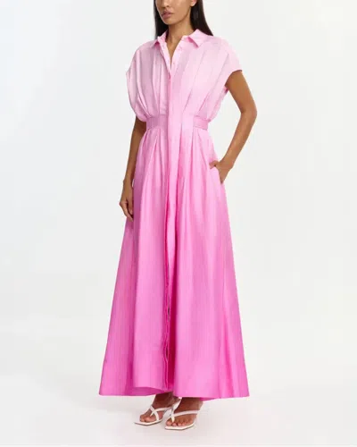 Acler Java Maxi Dress In Pink