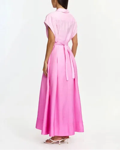 Acler Java Maxi Dress In Pink