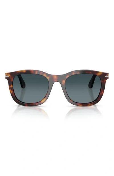 Persol 52mm Polarized Gradient Phantos Sunglasses In Brown