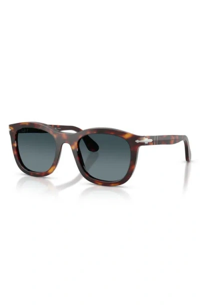 Persol 52mm Polarized Gradient Phantos Sunglasses In Brown
