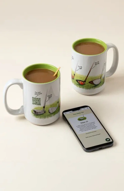 Uncommon Goods Golf Every Day Interactive Qr Mug In Multi