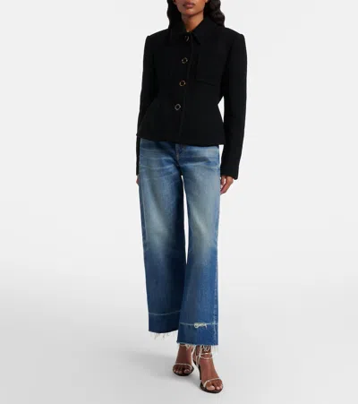 Chloé Wool-blend Jacket In Black