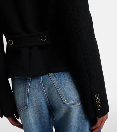 Chloé Wool-blend Jacket In Black