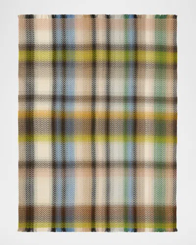 Missoni Check Wool-blend Plaid Throw In Multi