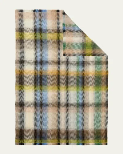 Missoni Check Wool-blend Plaid Throw In Multi