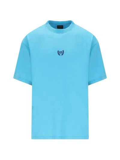 Balenciaga Logo T-shirt With Classic Graphic Design In Animal Print
