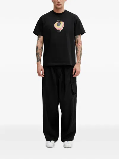 Ader Error Dimension Ball Graphic-print T-shirt In Black