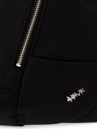 Ader Error Multi-zip Backpack In Black