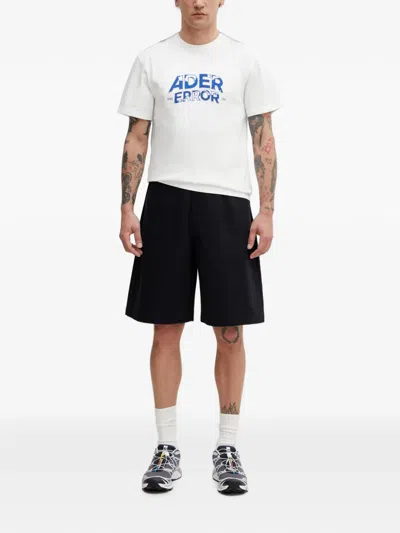 Ader Error Logo-patch Shorts In Black