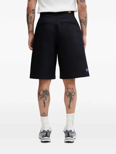 Ader Error Logo-patch Shorts In Black