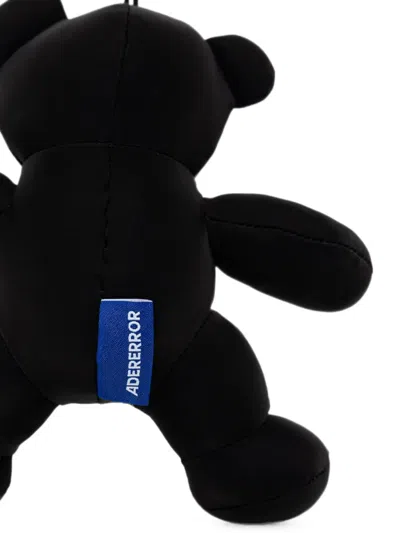Ader Error Teddy-bear Keyring In Black