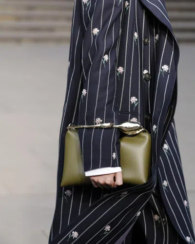 Erdem Medium Bloom Bag In Green