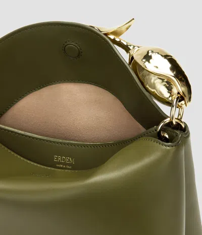 Erdem Medium Bloom Bag In Green