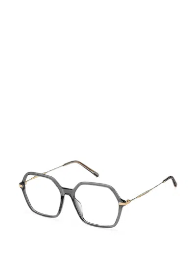 Marc Jacobs Geometric-frame Glasses In Gray