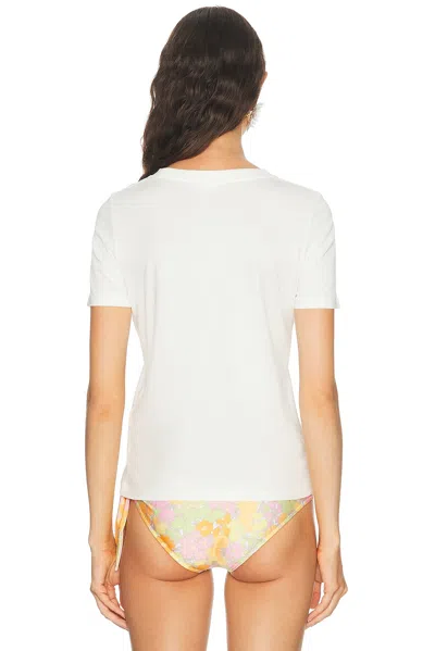 Chloé Lemon Print Tee In White