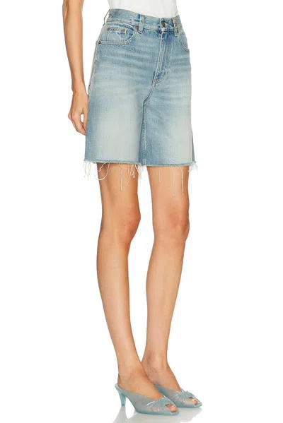 Chloé Denim Short In Blue