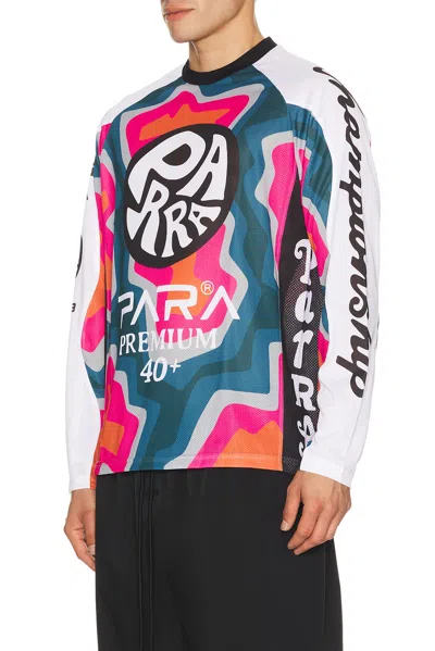 By Parra Mtb Competition Graphic-print Long-sleeve T-shirt In Multi