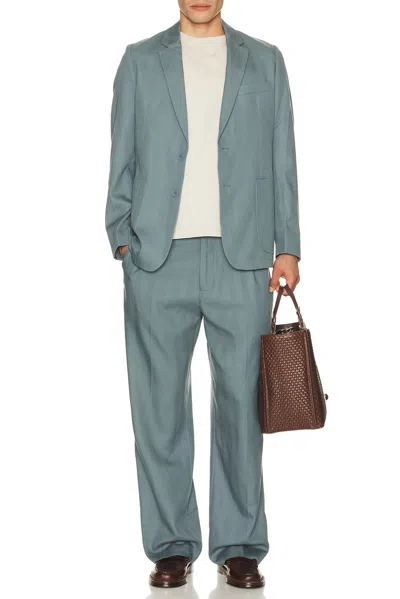Percival Lyocell Regular Blazer In Gray