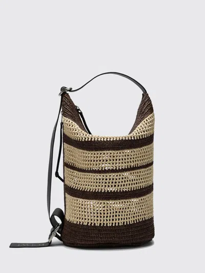 Loewe Backpack Men In Brown
