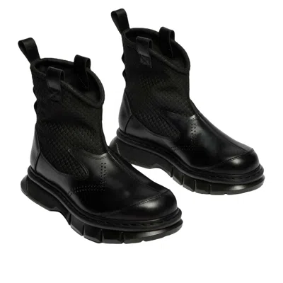 Dr. Martens Qubist Rigger Boots In Blue