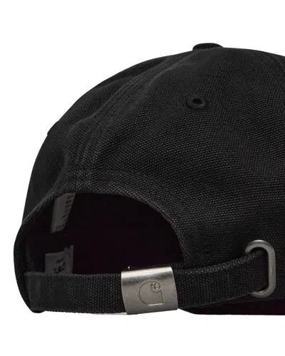 Carhartt Work In Progress Icon Adjustable Baseball Cap In Black