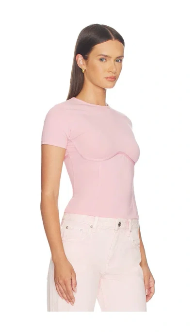 Fleur Du Mal Organic Cotton T-shirt Pink Lady