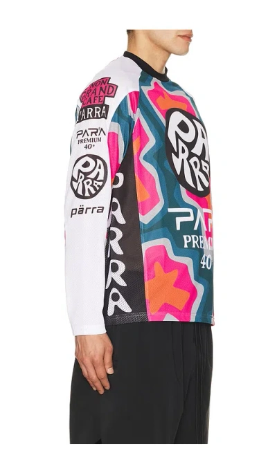 By Parra Mtb Competition Graphic-print Long-sleeve T-shirt In Multi