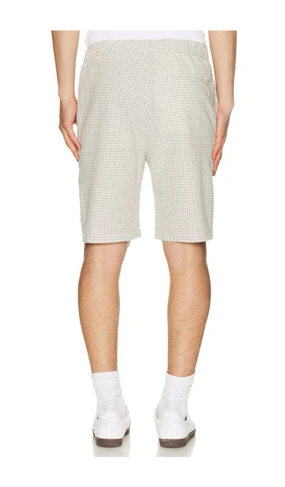 Bound Gingham Shorts In Blue