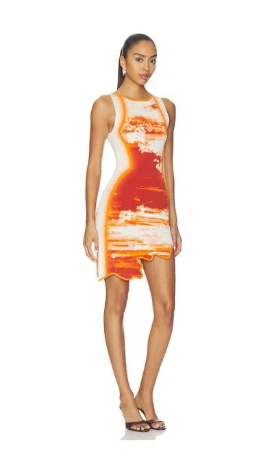 Ph5 Hazel Mini Wavy Dress In Multi