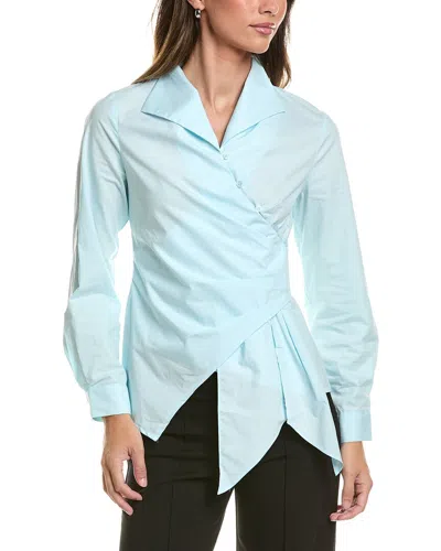 Gracia Asymmetrical Top In Blue