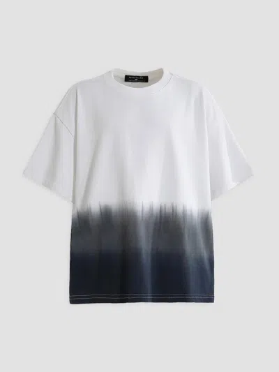 Moustache Gradient-effect Short-sleeve T-shirt In Multi