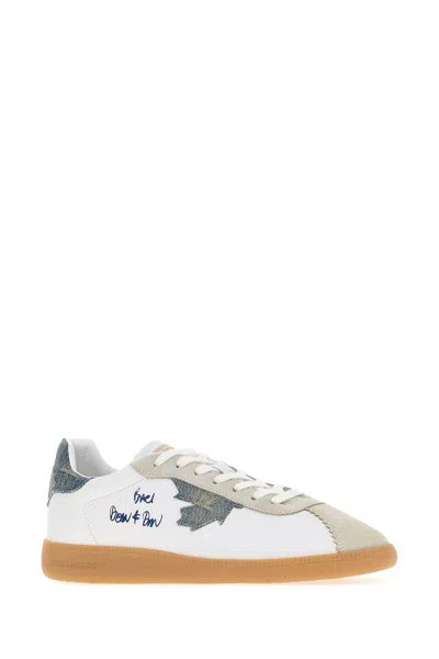 Dsquared2 White Leather Sneakers In White